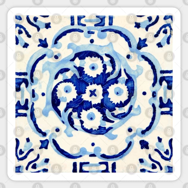 Traditional Portuguese glazed tiles Sticker by homydesign